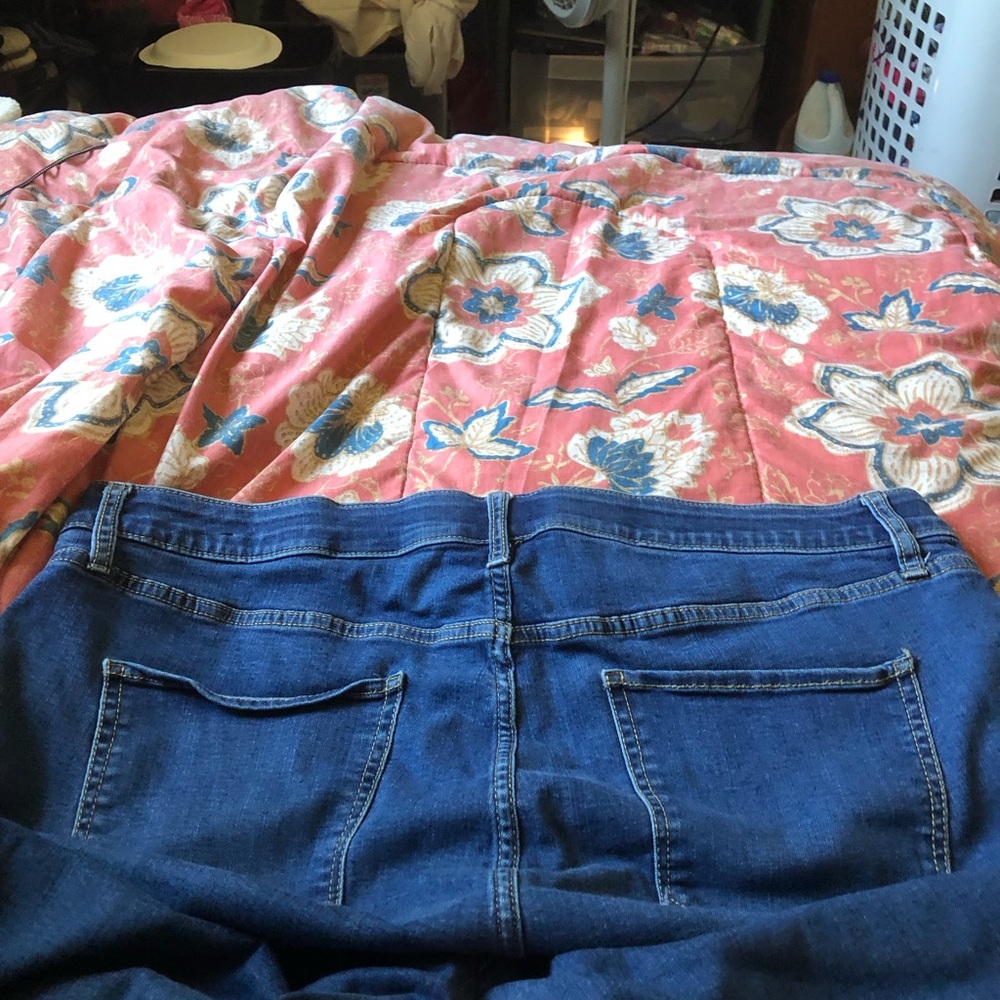 Ava & Viv Dark Blue Stretch Jeans - Picture 6 of 10